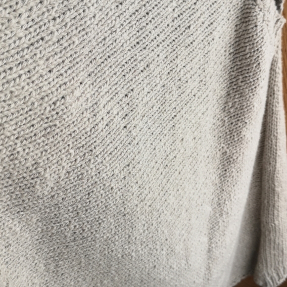 Massimo Dutti cotton-linen knit drape front vest - Picture 6 of 9